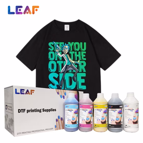 디지털 Dtf 잉크젯 T용 1000ml Cmyk 흰색 Dtf 애완 동물 필름 안료 인쇄 잉크